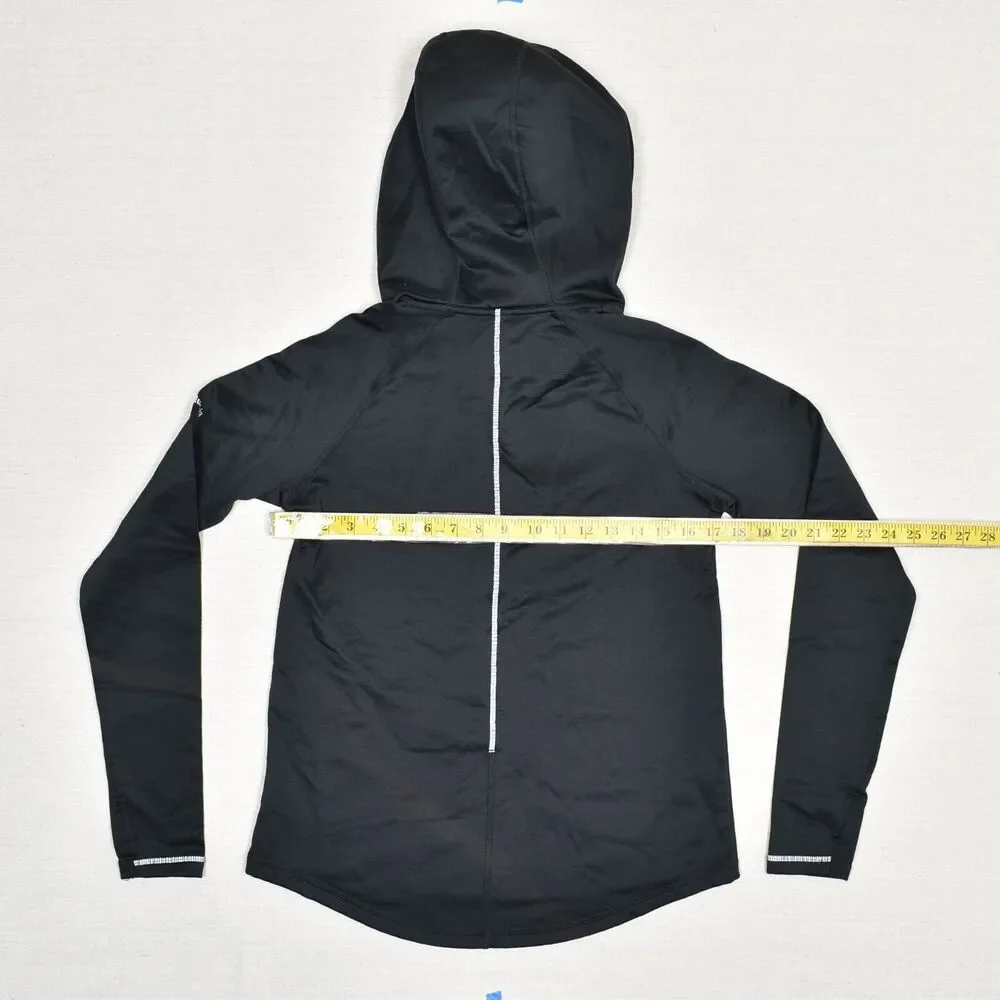 Columbia Women Hooded Pullover Sweatshirt Polyester Black Size S Omni-Wick - Picture 4 of 8